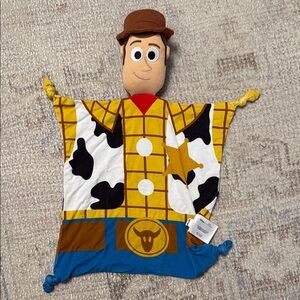 Disney Woody Character Blanket with Blue and Yellow Accents from Little Sleepies